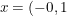 \dpi{100} \small x=(-0,1)+\frac{7}{6}